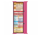 WhiteCoat Clipboard® Trifold - Pink Primary Care Edition